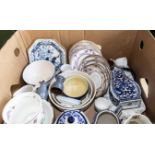 A selection of porcelain tea ware