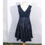 Adrianna Papell navy blue evening/cocktail dress, GB size 10. (with tags)