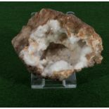 Half crystal geode with stand