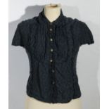 Maxmara navy blue blouse, size M