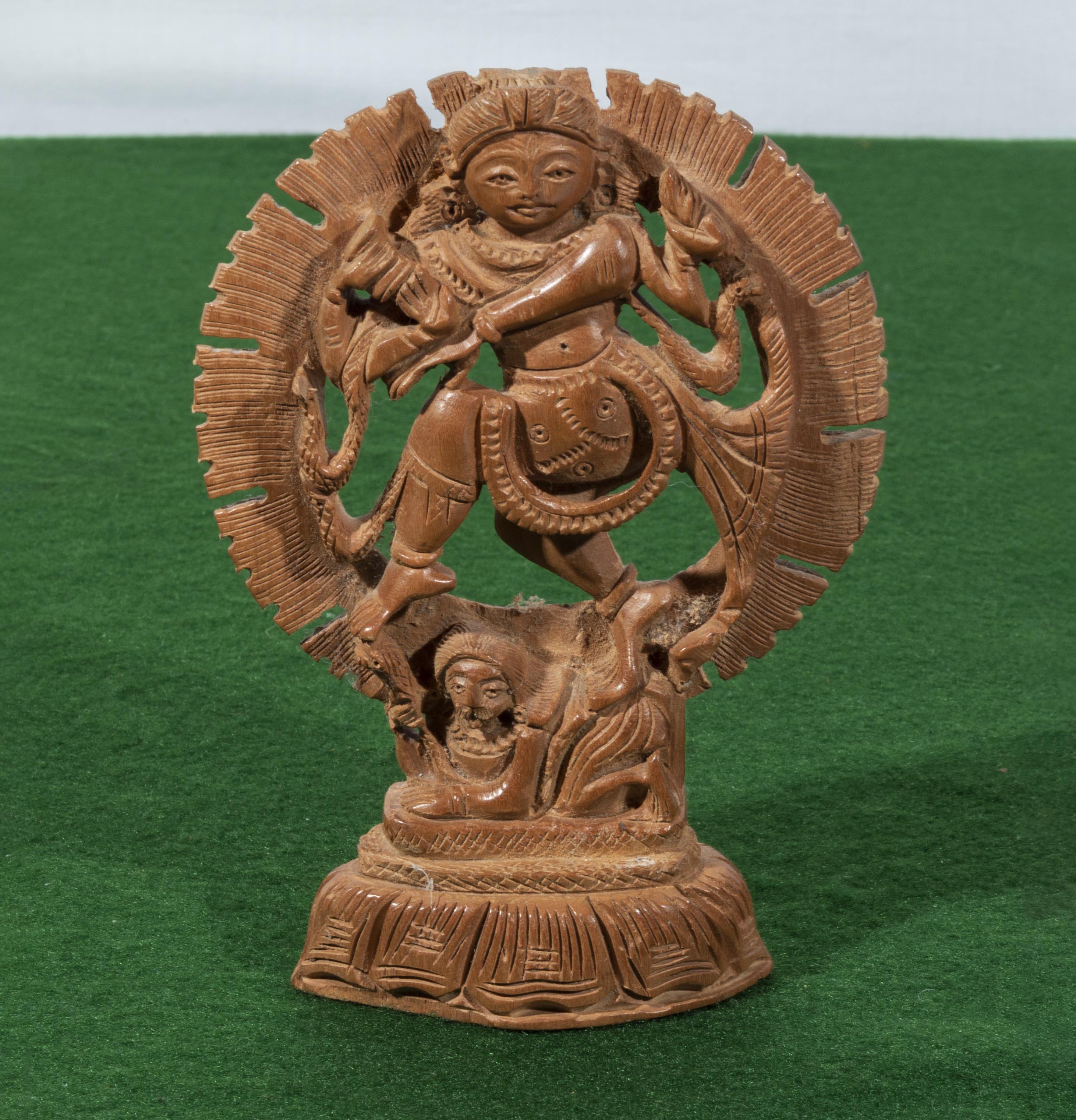 Hardwood carving of a Hindu Goddess