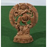 Hardwood carving of a Hindu Goddess