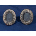 Two small silver photograph frames