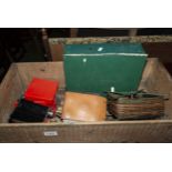 A box containing fishing equipment