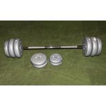 A set of weights