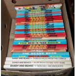 A quantity of Beano and Dandy annuals