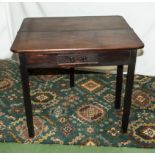 A mahogany tea table.