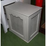 A small painted cabinet