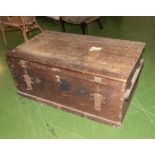 A Victorian pine box.