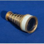A Very good quality monocular made by Robert Banks of 441 the Strand London 1805 / 1830 Makers to