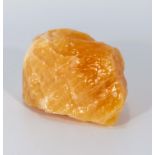 Large piece of orange calcite crystal