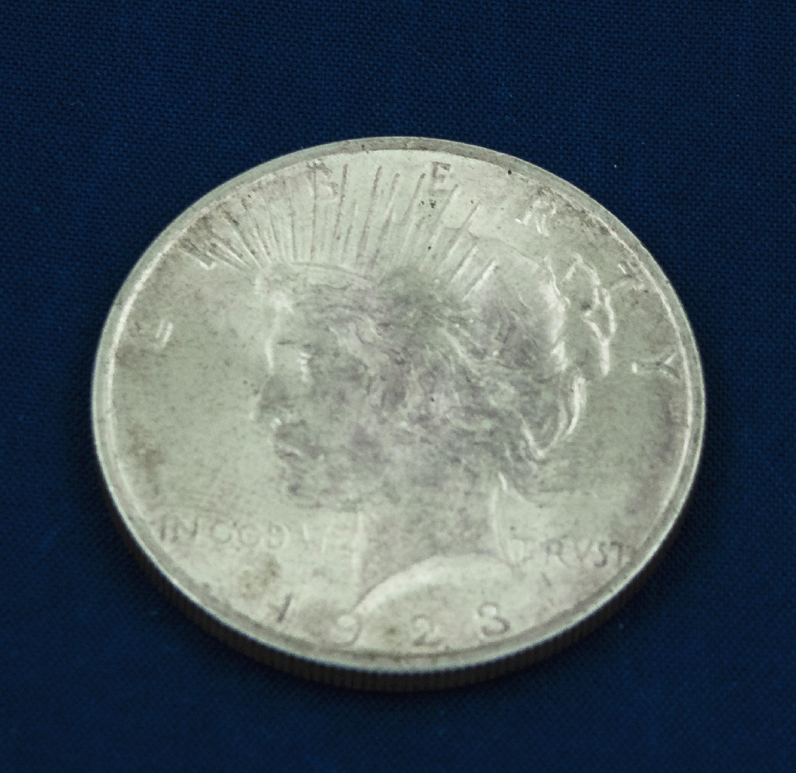 A 1923 silver 1oz Peace Dollar