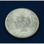 A 1923 silver 1oz Peace Dollar