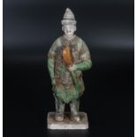 Ming dynasty glazed figure with detachable head