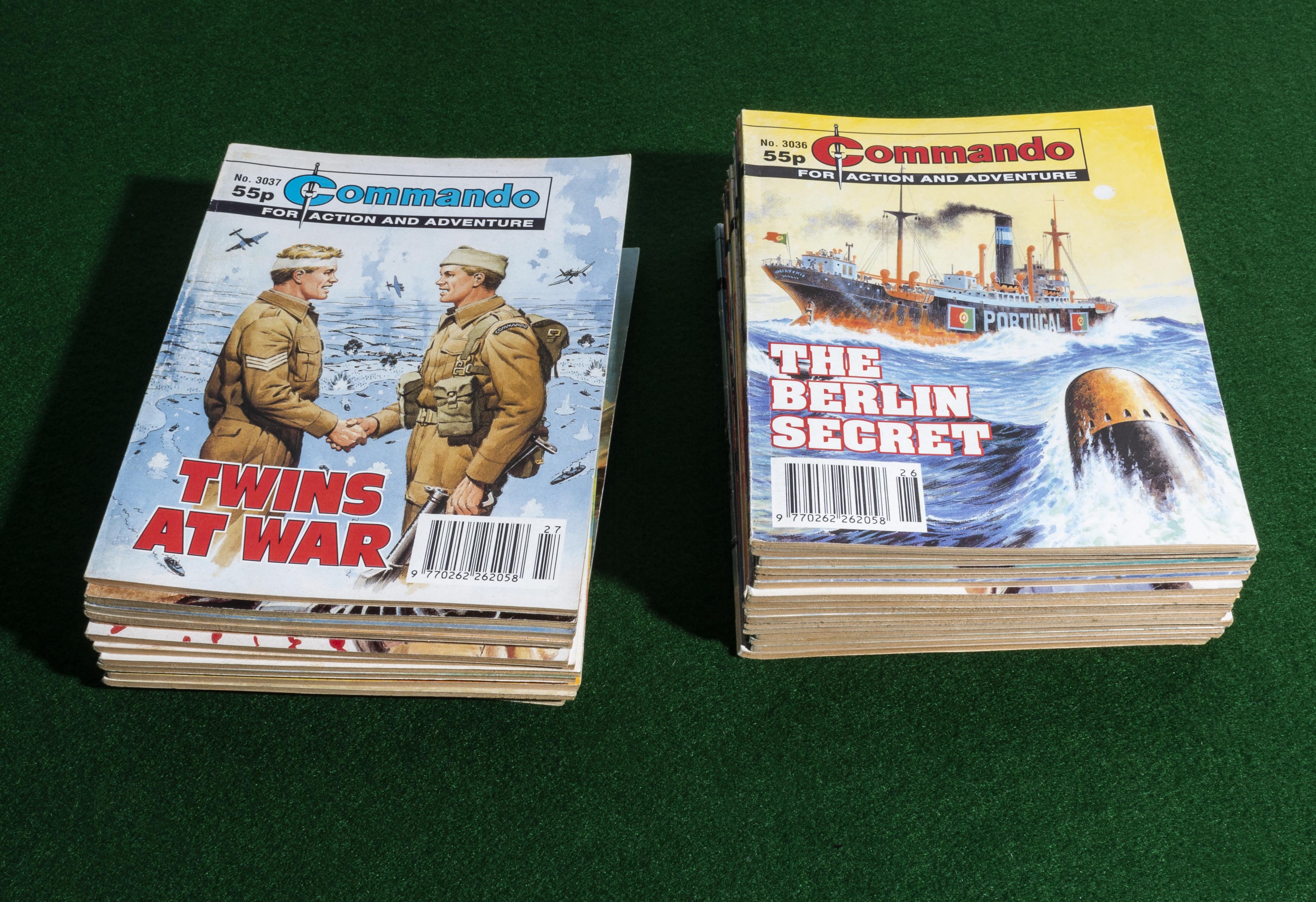 30 Commando comic books 3036/3065 1997