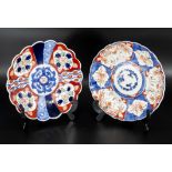 Two Japanese Imari plates