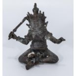 An old Nepalese bronze deity
