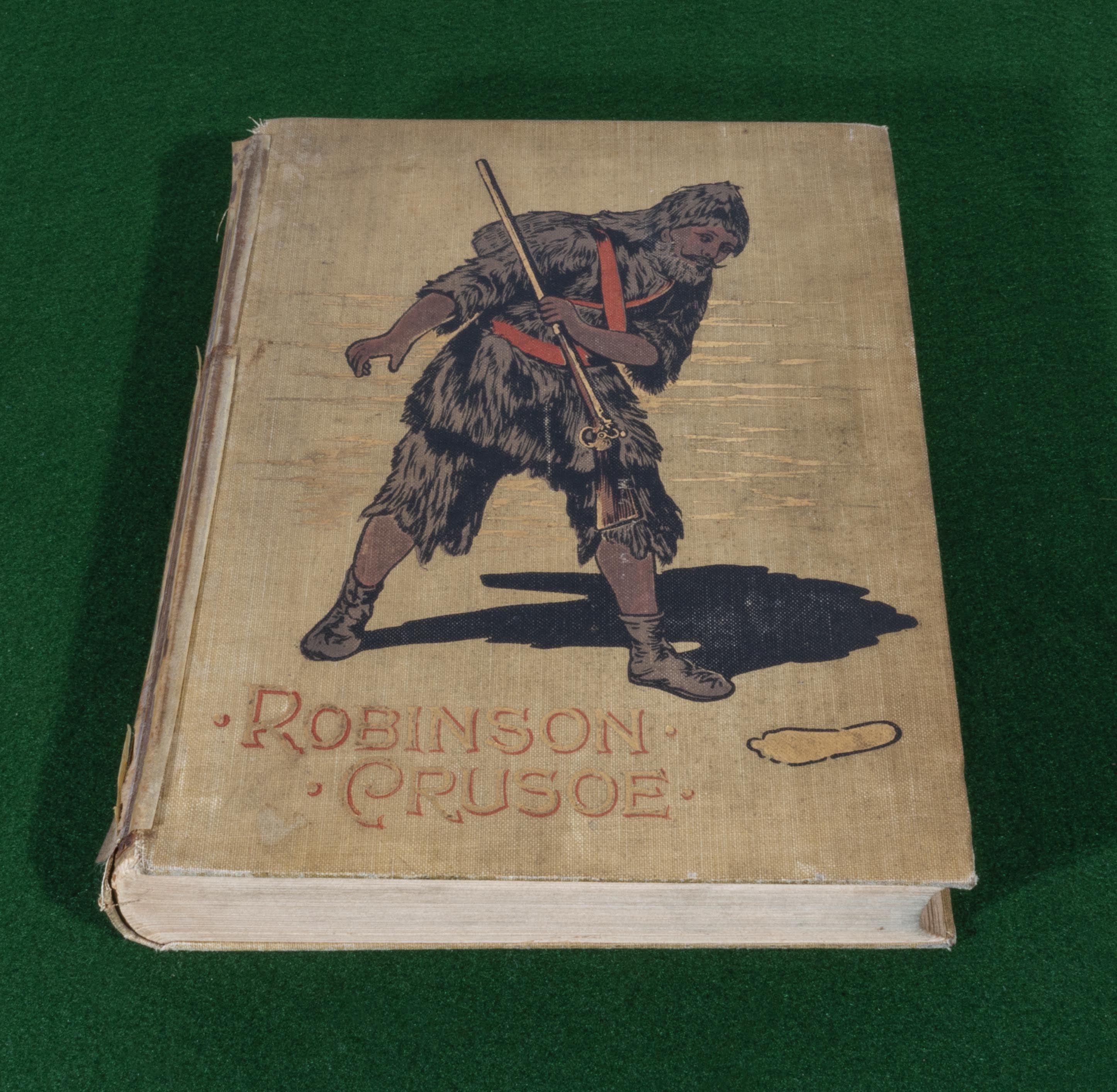 Robinson Crusoe by Daniel Defoe, illustrated by Walter Paget, published by McLouglin Brothers New