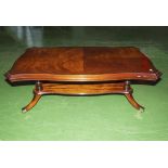 A Reproduction mahogany coffee table nice quality.