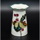 A small Wemyss vase, unmarked, 13.5cm tall