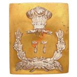 77th (East Middlesex) Regiment of Foot shoulder belt plate circa 1830-55.