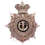 1st (Hornsey) VB DCO Middlesex Regiment Victorian Officer’s helmet plate circa 1898-1901.