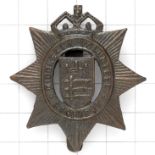 Middlesex Volunteer Regiment VTC WW1 bronze cap badge.