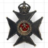 King’s Royal Rifle Corps Militia cap badge circa 1901-5.