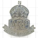 Straights Settlements ARP rare badge.