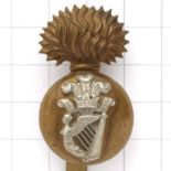 Princess Victoria’s (Royal Irish Fusiliers) scarce large bi-metal Brodrick cap badge circa 1902-05.