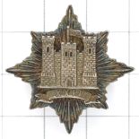 22nd Dragoons 1940 Birmingham hallmarked silver collar badge.