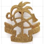 Sudan Ordnance Corps cast brass pagri badge.