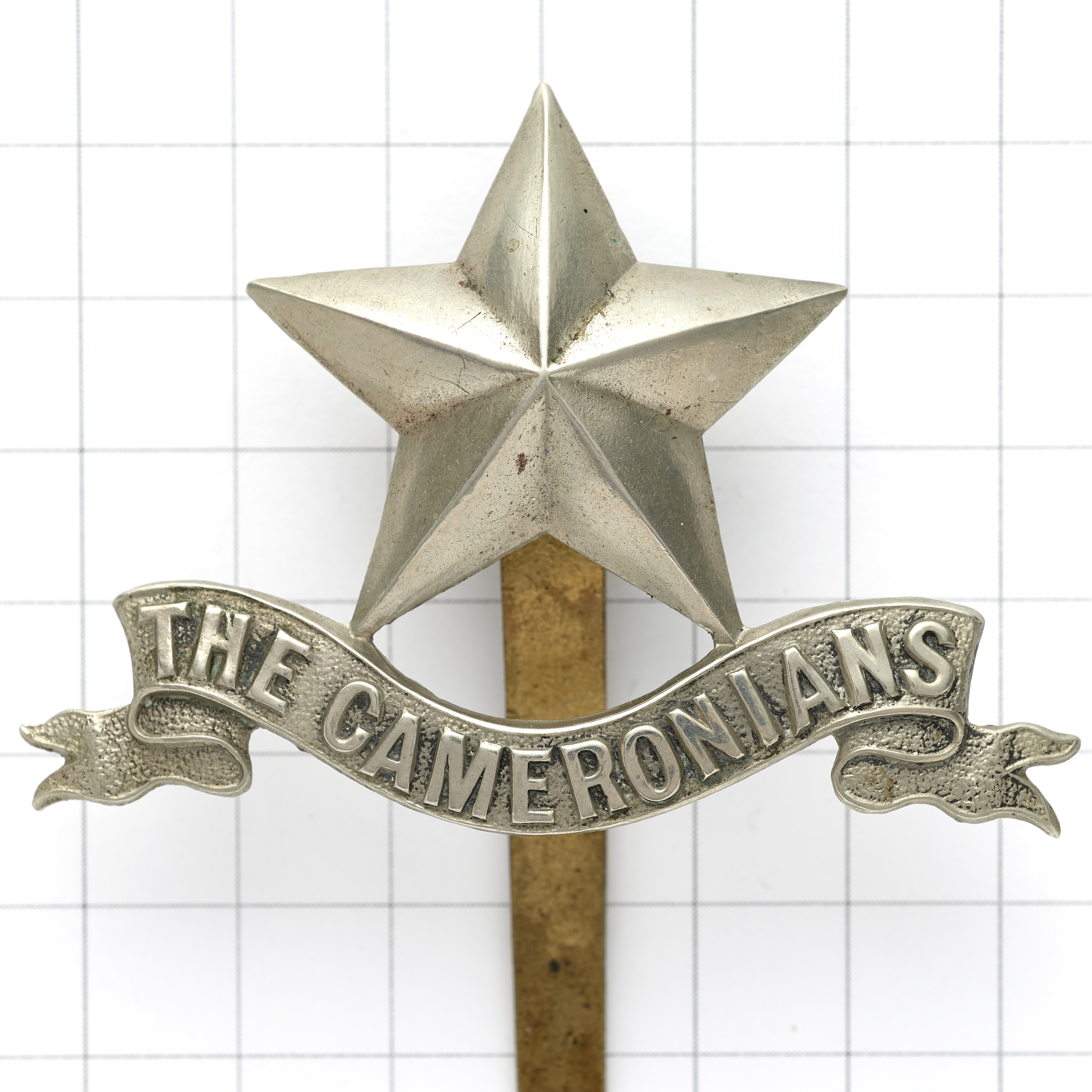 1st Bn. Cameronians (Scottish Rifles) Piper’s pre 1921 glengarry badge.