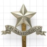 1st Bn. Cameronians (Scottish Rifles) Piper’s pre 1921 glengarry badge.