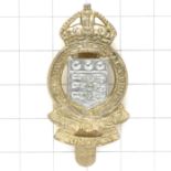 Royal Army Ordnance Corps King’s Crown anodised cap badge.