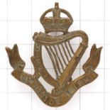 Tyneside Irish WW1 brass shoulder strap badge.