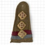 145th Regt. RAC, 21st Army Tank Brigade khaki cloth epaulette,