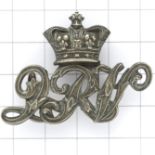 South African. Queenstown Rifle Volunteers Victorian Boer War slouch hat badge.