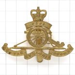 Fiji Volunteer Artillery post 1953 OR's brass cap badge.