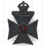 King’s Royal Rifle Corps Edwardian KRRC scarce OR’s small cap badge circa 1902-04.
