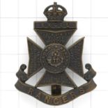 12th London Rangers scarce 2nd pattern cap badge.