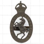 Army Remount Service rare WW1 OSD bronze cap badge.