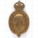 Household Battalion OR’s brass cap badge circa 1916