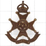 South London Cadets scarce cap badge.