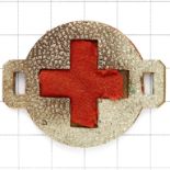 Royal Army Medical Corps helmet plate centre.