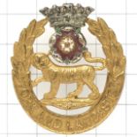 York and Lancaster Regiment Officer’s cap badge.