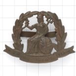 Gresham’s School OTC (Holt, Norfolk) OSD bronze cap badge.