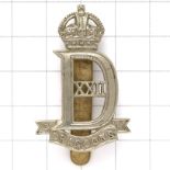 22nd Dragoons WW2 raised cavalry OR’s cap badge.