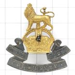 Highgate Cadet Yeomanry rare silver and gilt cap badge.