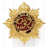 Royal Army Service Corps GVIR Officer’s cap badge.